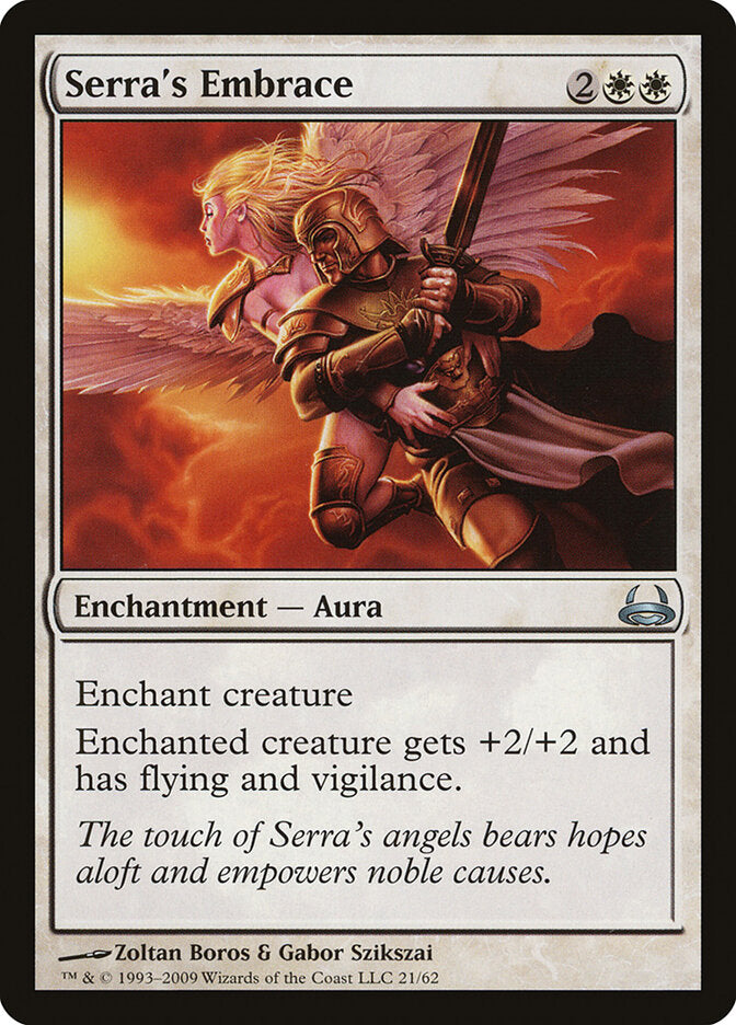 Serra's Embrace 21 - Duel Decks: Divine vs. Demonic MTG card