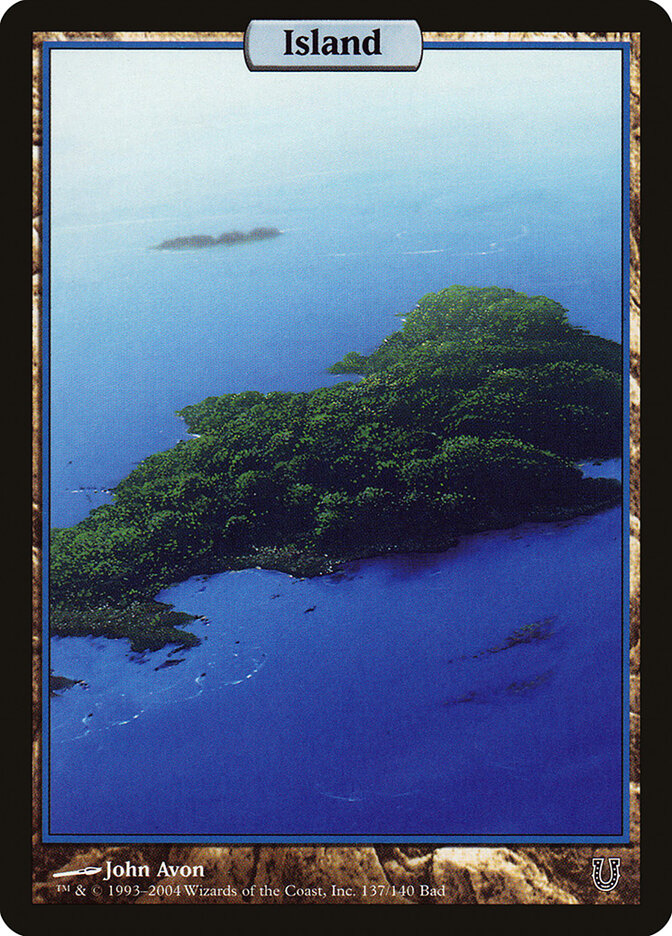 Island 137 - Unhinged MTG card