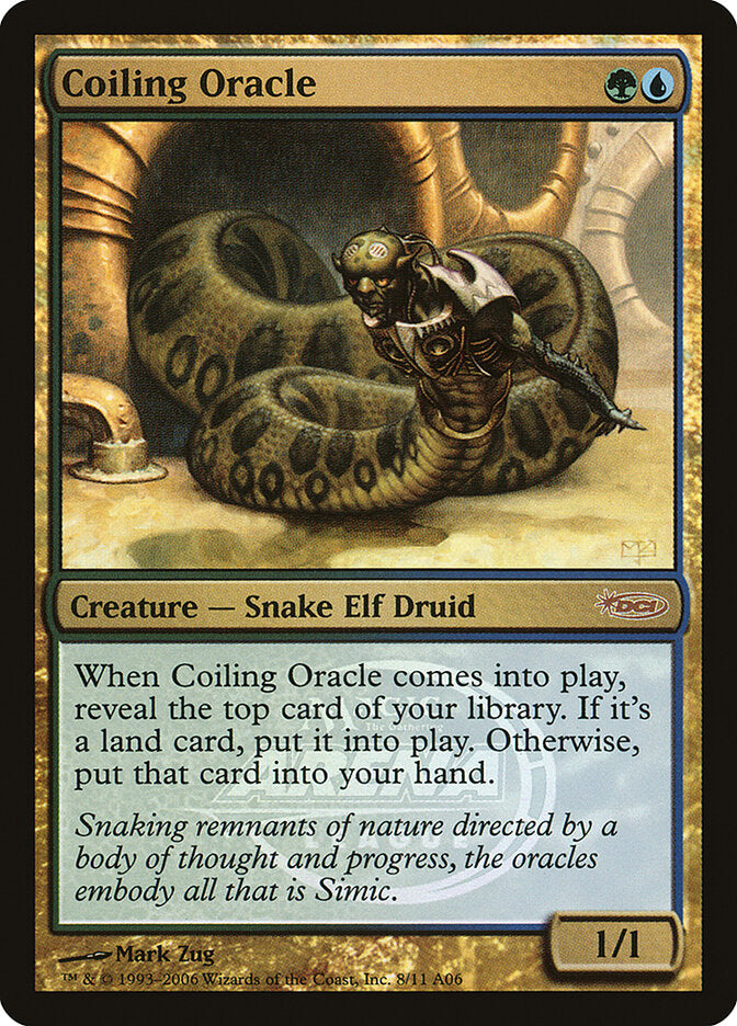 Coiling Oracle 8 - Arena League 2006 MTG card