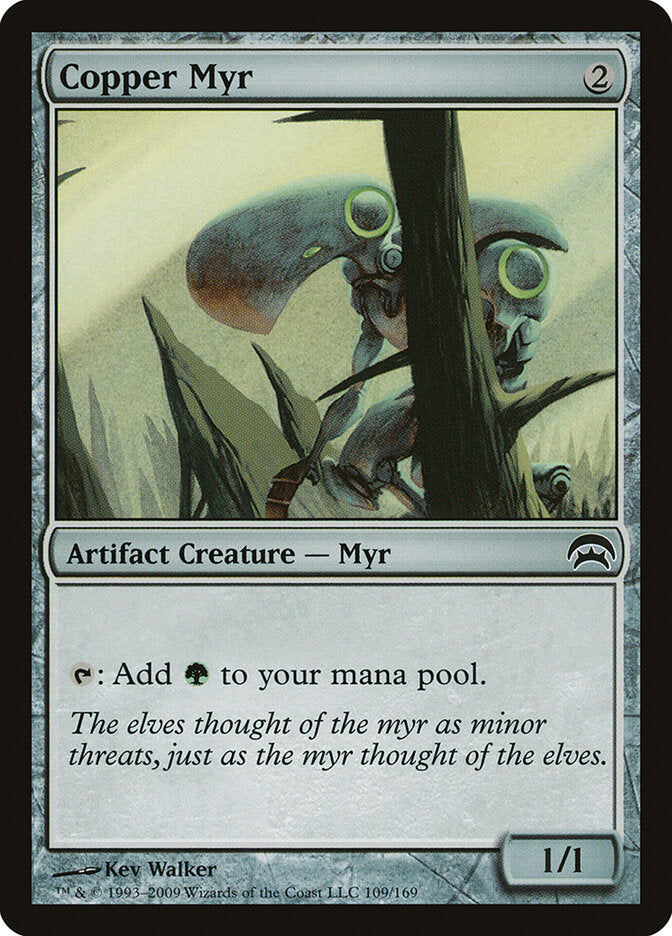 Copper Myr 109 - Planechase MTG card