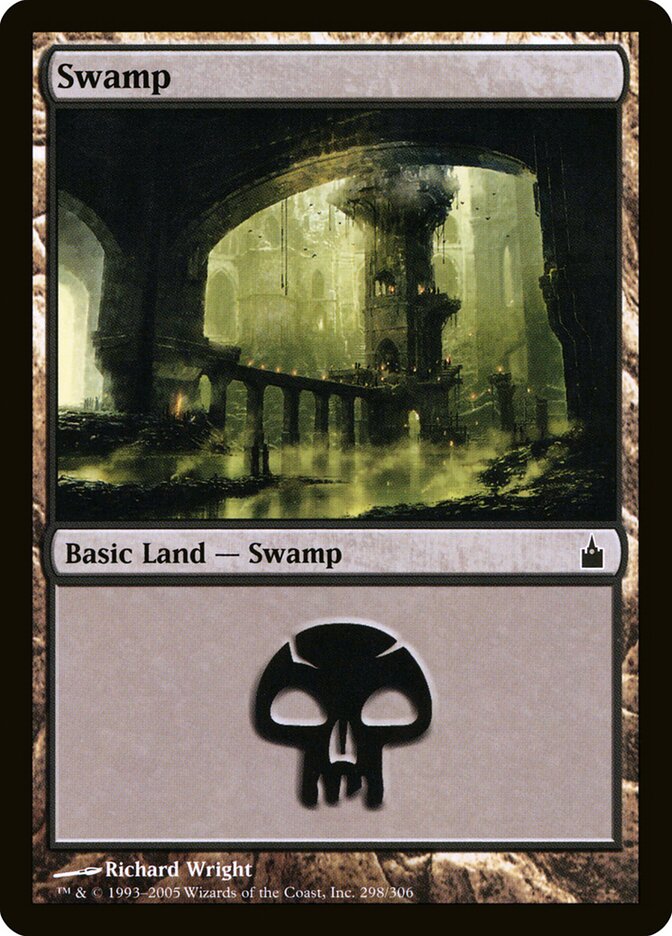 Swamp 298 - Ravnica: City of Guilds MTG card