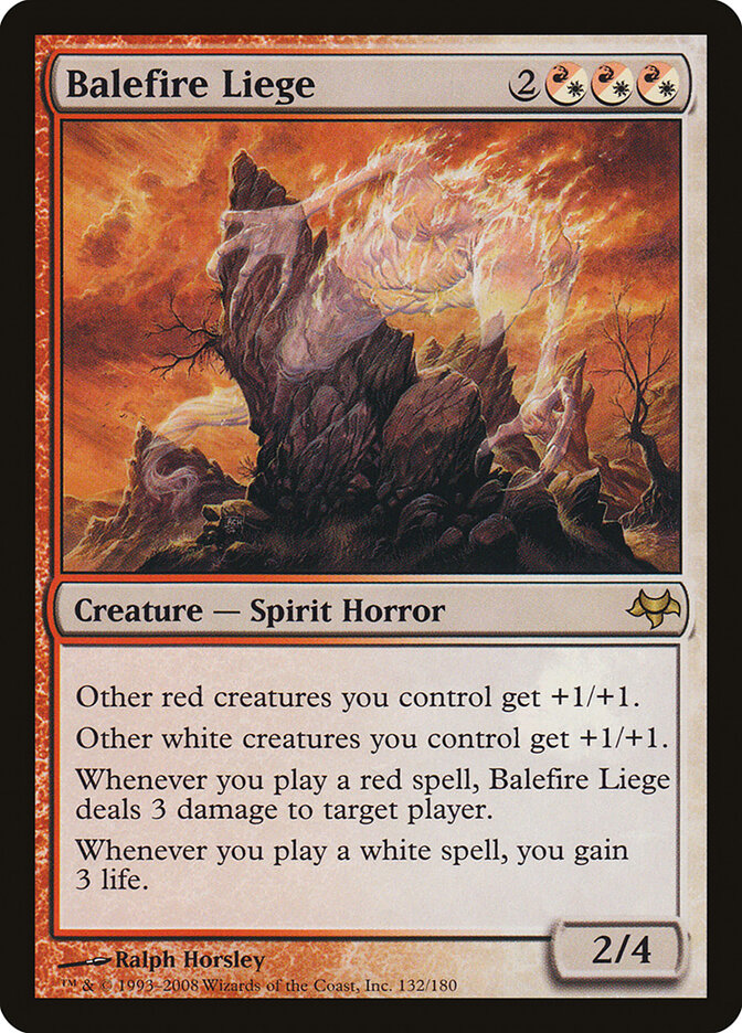 Balefire Liege 132 - Eventide MTG card