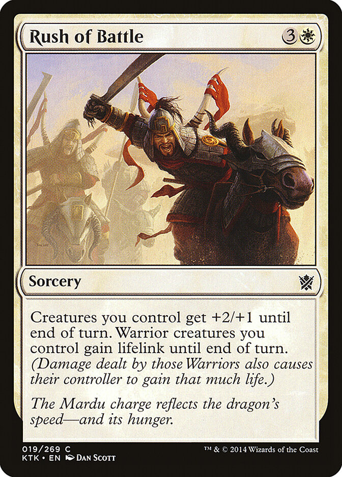 Rush of Battle 19 - Khans of Tarkir MTG card