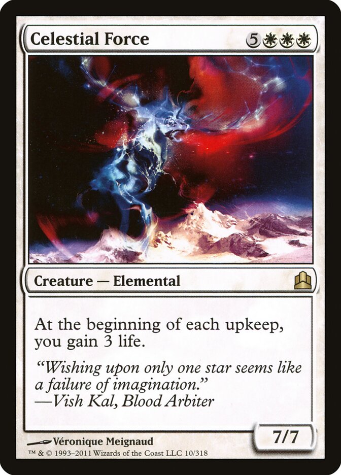 Celestial Force 10 - Commander 2011 MTG card