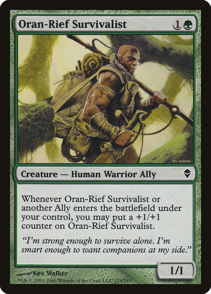 Oran-Rief Survivalist 174 - Zendikar MTG card