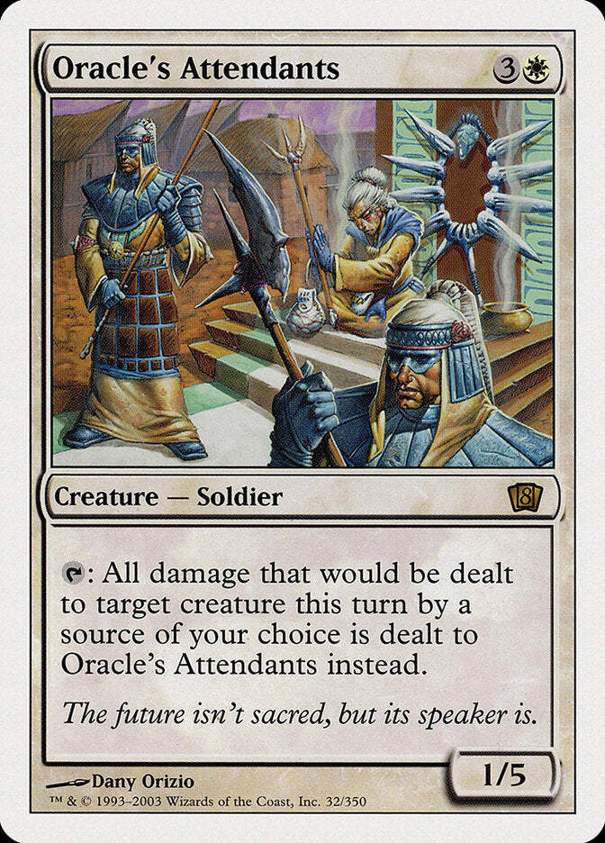 Oracle's Attendants 32 - Eighth Edition MTG card