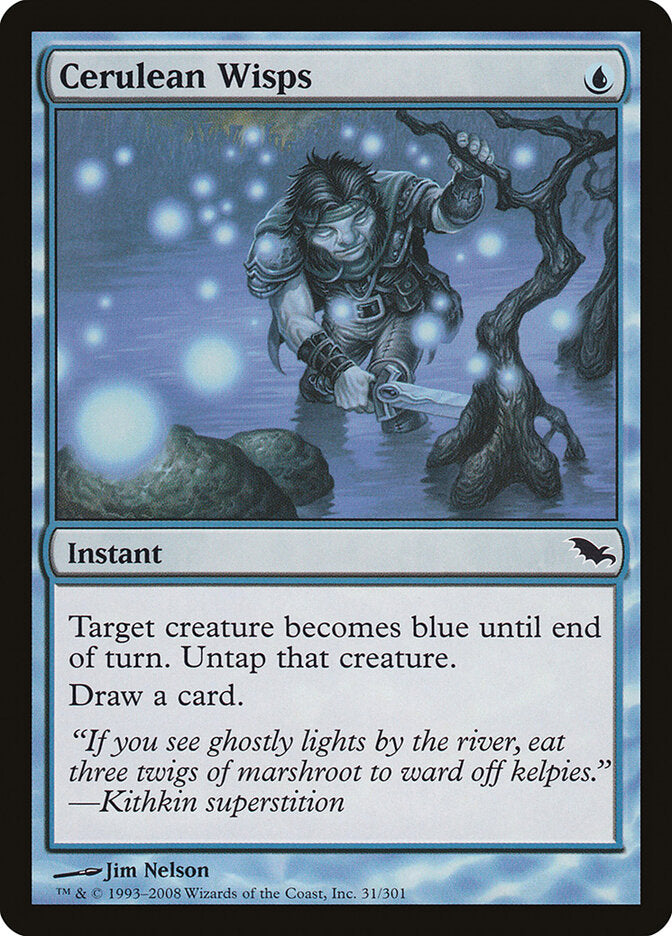 Cerulean Wisps 31 - Shadowmoor MTG card