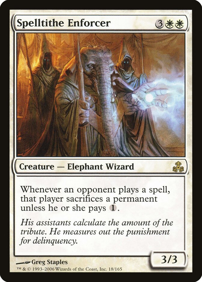 Spelltithe Enforcer 18 - Guildpact MTG card