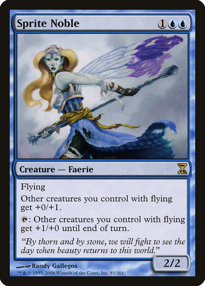 Sprite Noble 81 - Time Spiral MTG card