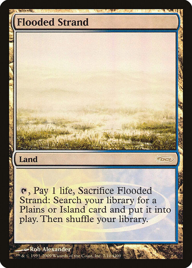 Flooded Strand 7 - Judge Gift Cards 2009 MTG card