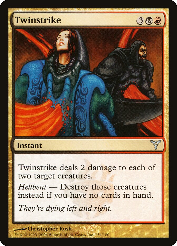 Twinstrike 134 - Dissension MTG card