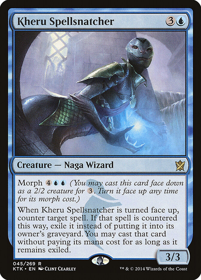 Kheru Spellsnatcher 45 - Khans of Tarkir MTG card