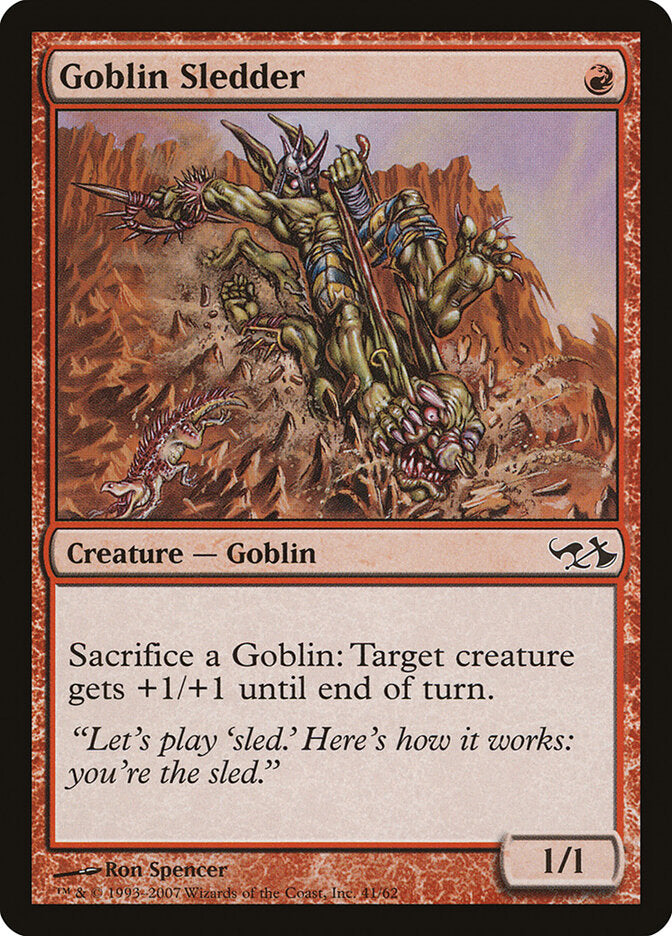 Goblin Sledder 41 - Duel Decks: Elves vs. Goblins MTG card