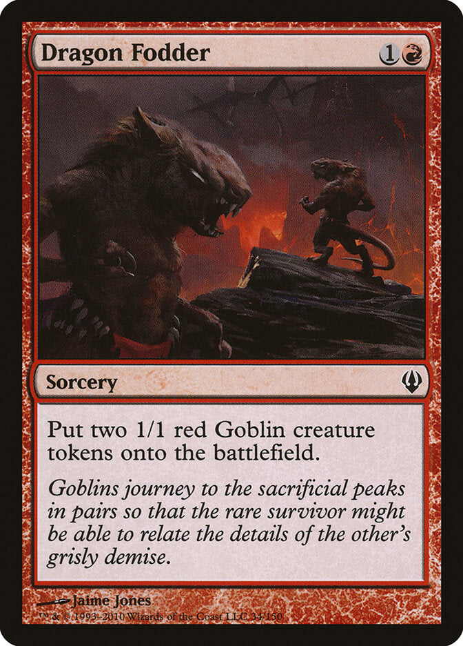 Dragon Fodder 34 - Archenemy MTG card