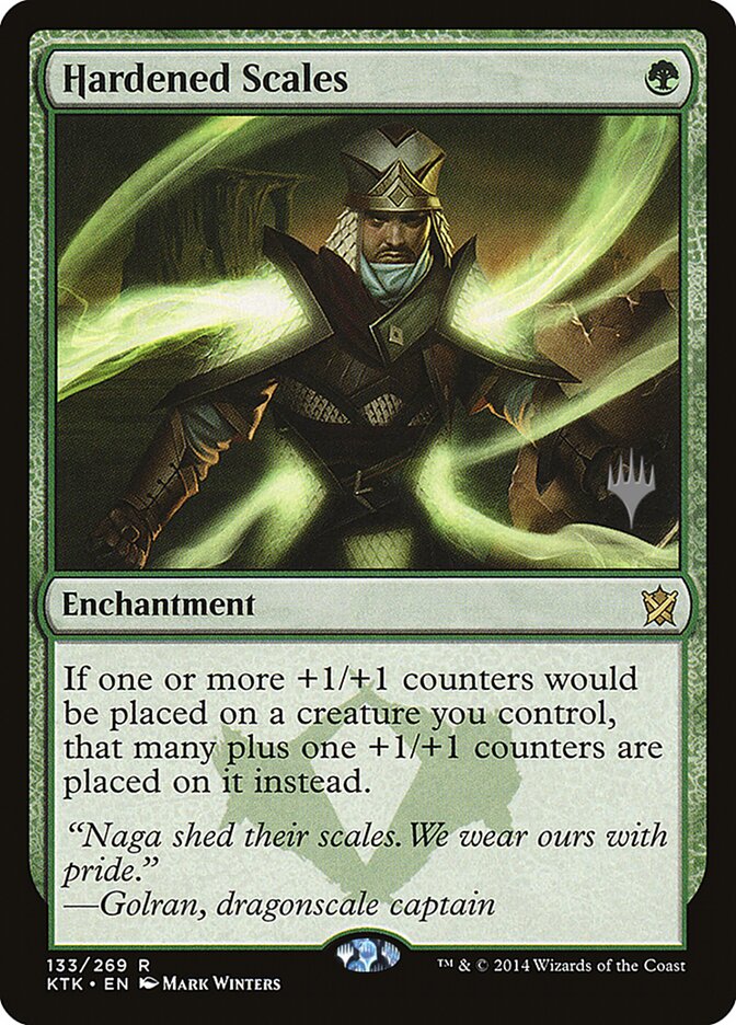 Hardened Scales 133p - Khans of Tarkir Promos MTG card