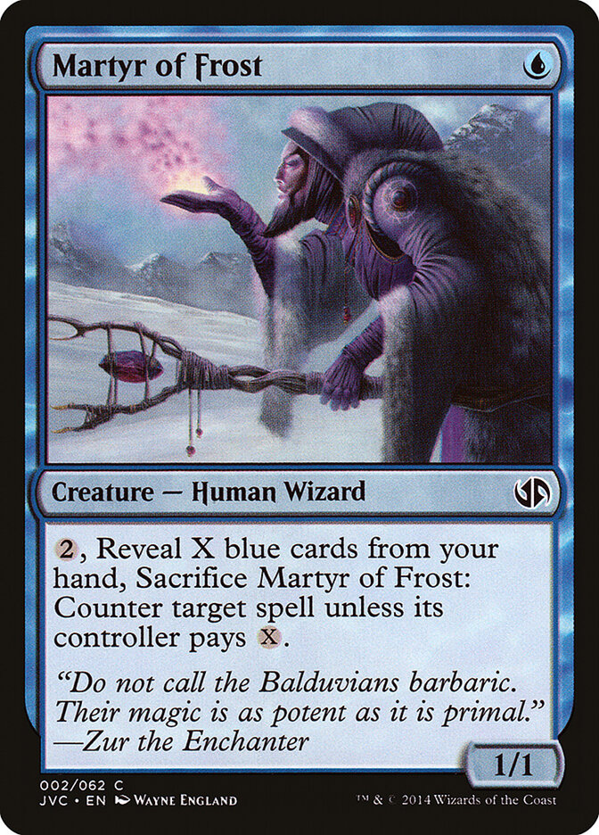 Martyr of Frost 2 - Duel Decks Anthology: Jace vs. Chandra MTG card