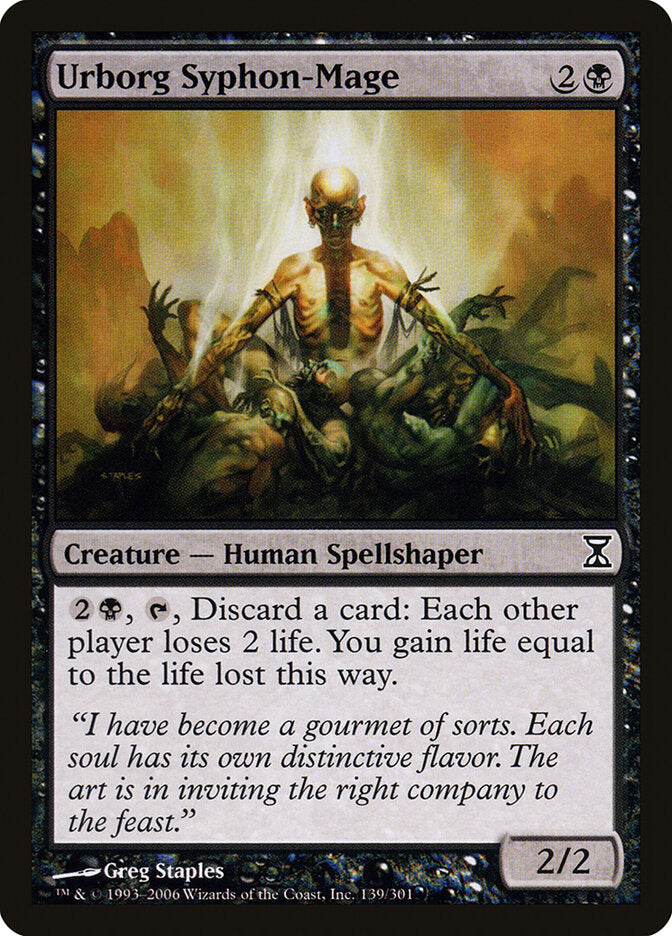 Urborg Syphon-Mage 139 - Time Spiral MTG card