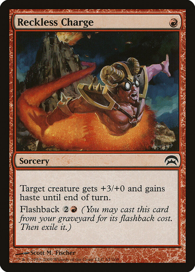 Reckless Charge 61 - Planechase MTG card
