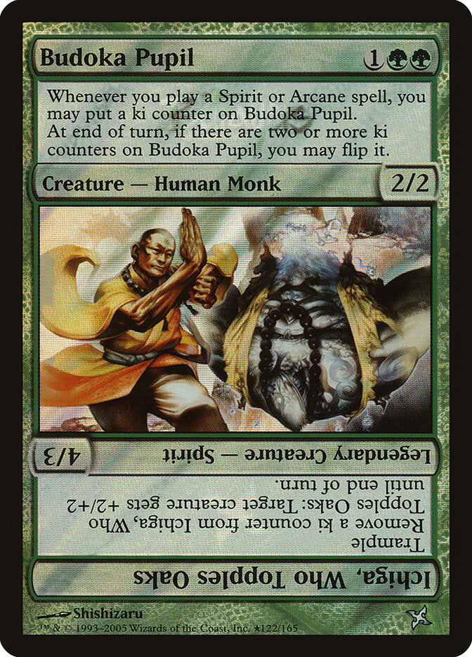 Budoka Pupil // Ichiga, Who Topples Oaks 122★ - Betrayers of Kamigawa Promos MTG card