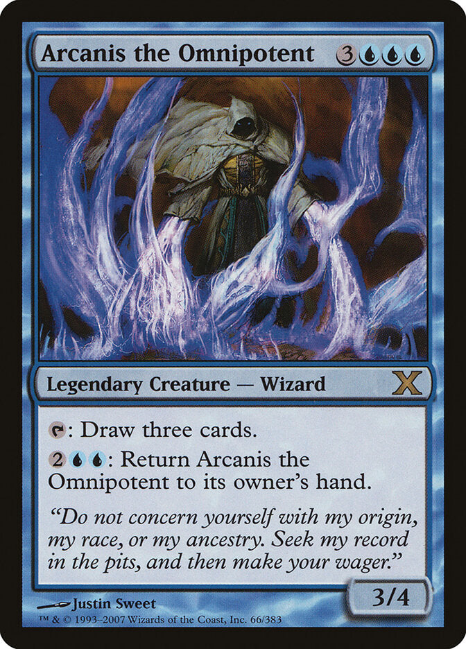 Arcanis the Omnipotent 66 - Tenth Edition MTG card