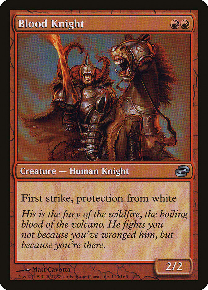 Blood Knight 115 - Planar Chaos MTG card