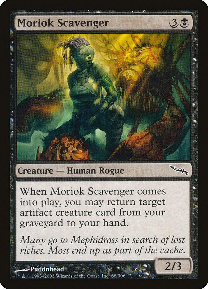 Moriok Scavenger 68 - Mirrodin MTG card