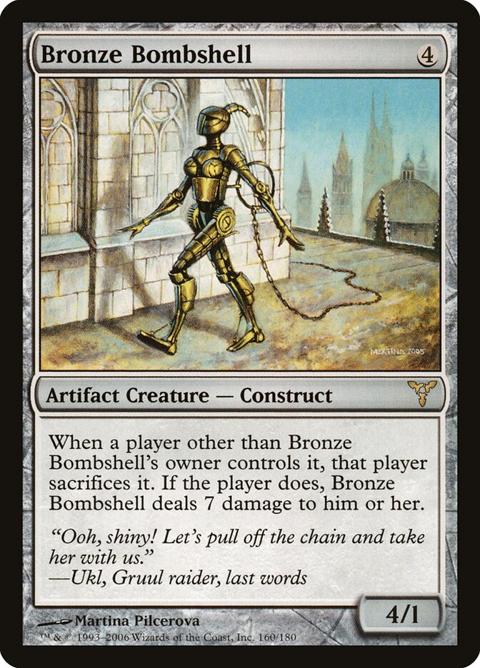 Bronze Bombshell 160 - Dissension MTG card