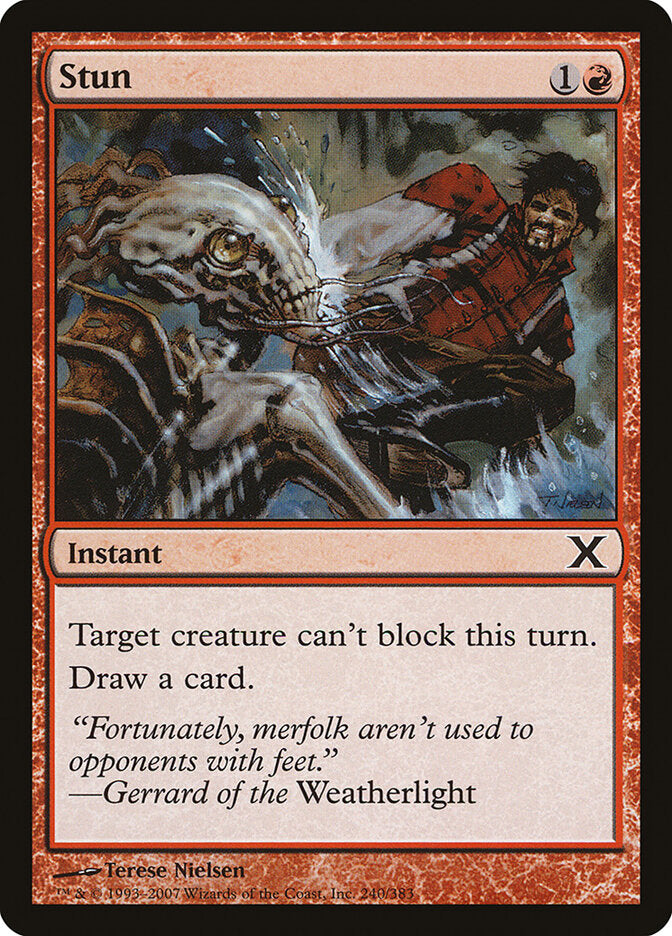 Stun 240 - Tenth Edition MTG card