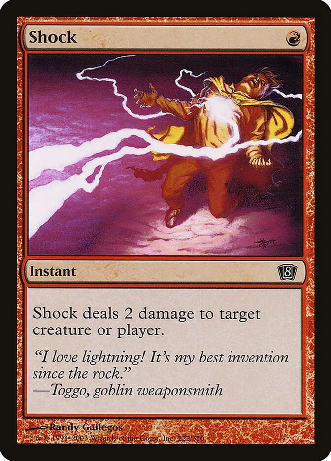 Shock 222★ - Eighth Edition MTG card