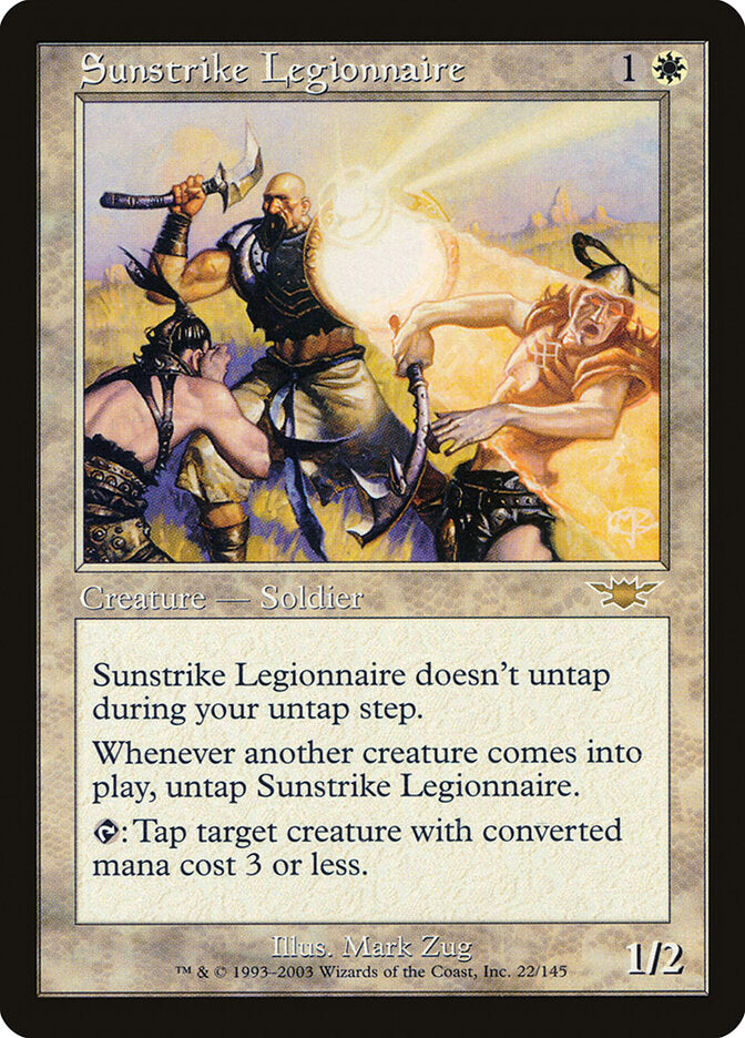 Sunstrike Legionnaire 22 - Legions MTG card