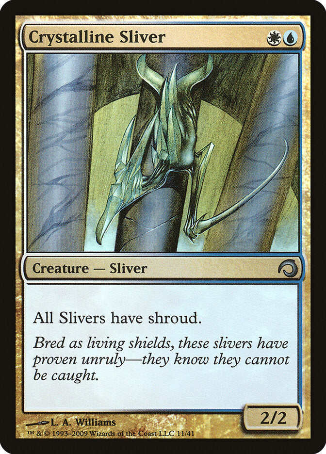 Crystalline Sliver 11 - Premium Deck Series: Slivers MTG card