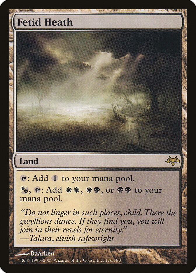 Fetid Heath 176 - Eventide MTG card