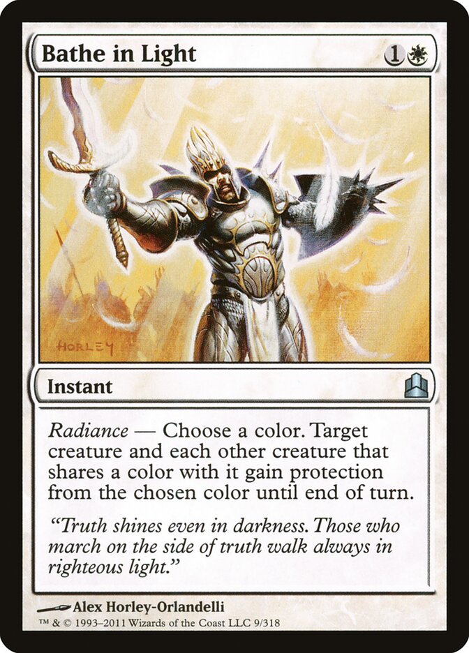 Bathe in Light 9 - Commander 2011 MTG card