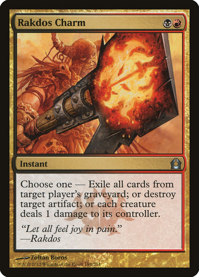 Rakdos Charm 184 - Return to Ravnica MTG card