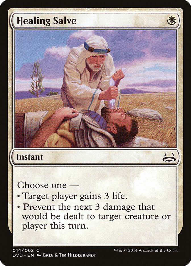 Healing Salve 14 - Duel Decks Anthology: Divine vs. Demonic MTG card