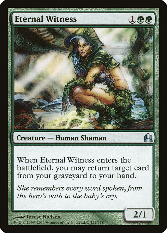 Eternal Witness 152 - Commander 2011 MTG card