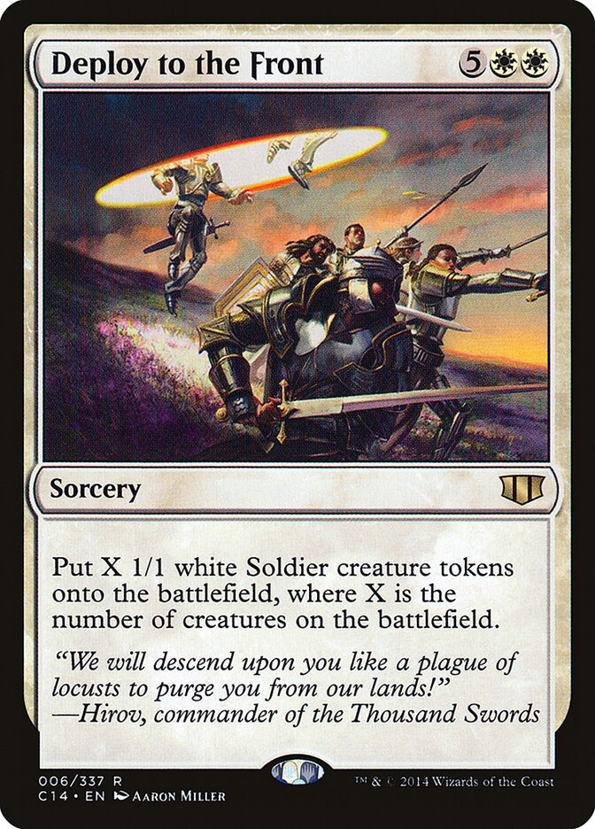 Deploy to the Front 6 - Commander 2014 MTG card