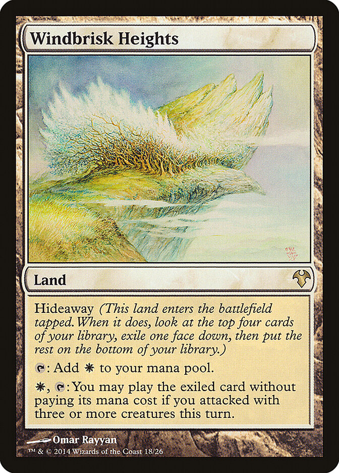 Windbrisk Heights 18 - Modern Event Deck 2014 MTG card