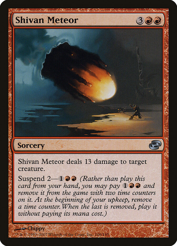 Shivan Meteor 106 - Planar Chaos MTG card