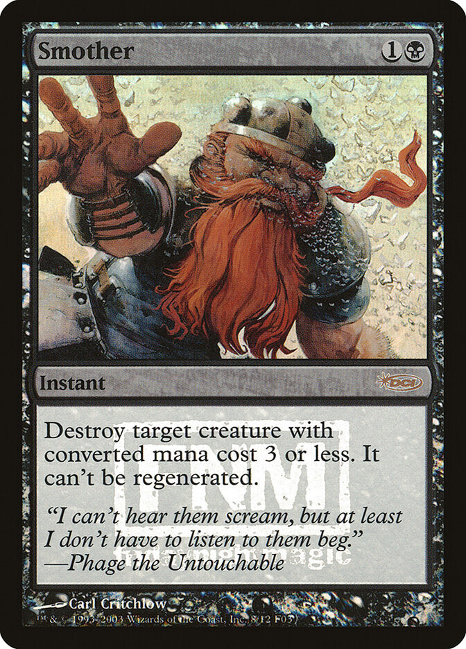 Smother 8 - Friday Night Magic 2003 MTG card