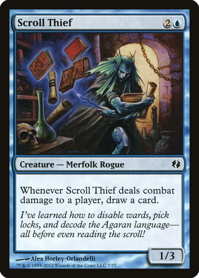Scroll Thief 7 - Duel Decks: Venser vs. Koth MTG card