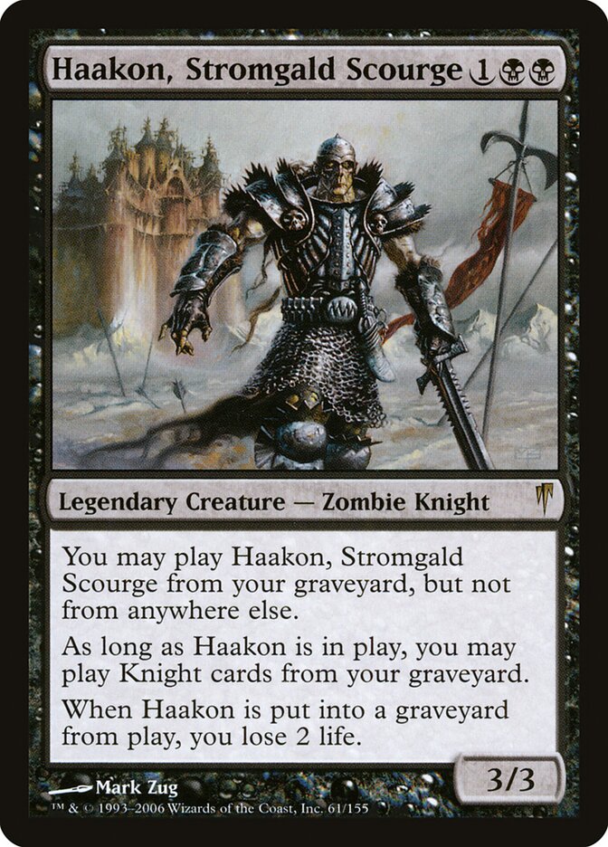 Haakon, Stromgald Scourge 61 - Coldsnap MTG card