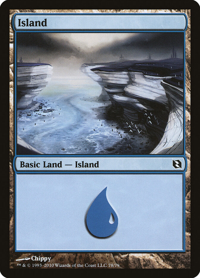 Island 78 - Duel Decks: Elspeth vs. Tezzeret MTG card