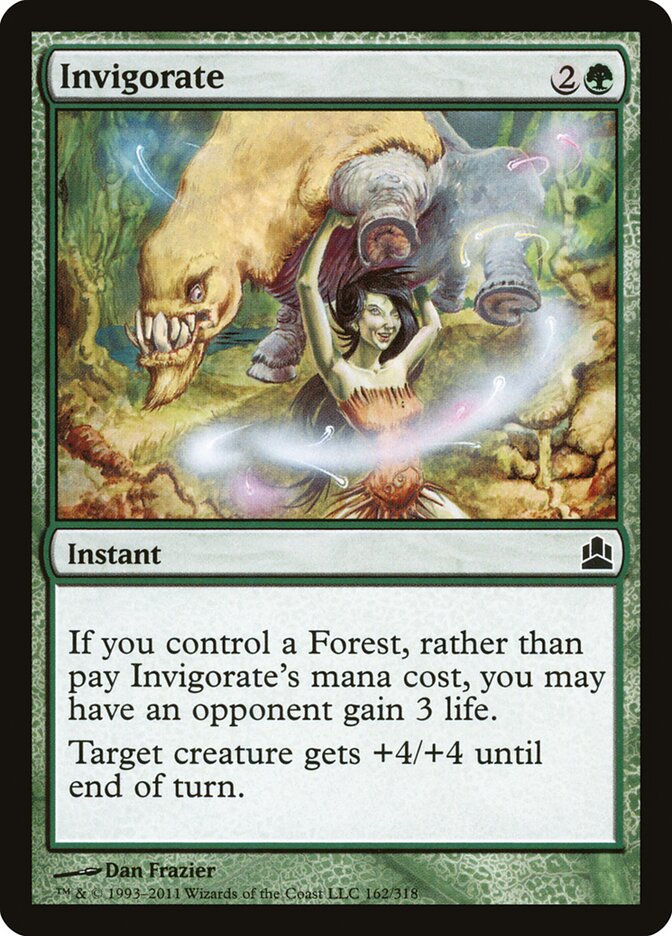 Invigorate 162 - Commander 2011 MTG card