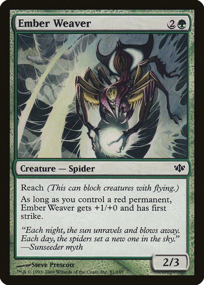 Ember Weaver 81 - Conflux MTG card