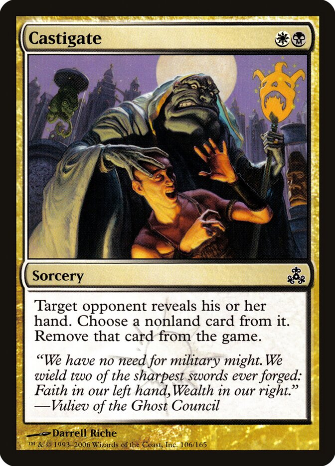 Castigate 106 - Guildpact MTG card
