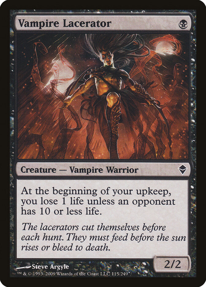 Vampire Lacerator 115 - Zendikar MTG card