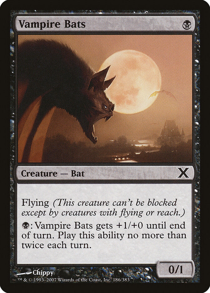 Vampire Bats 186 - Tenth Edition MTG card