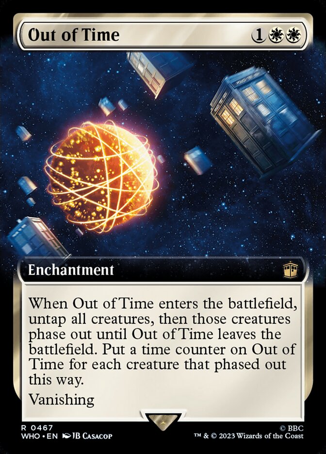 Out of Time 467 - Doctor Who MTG card