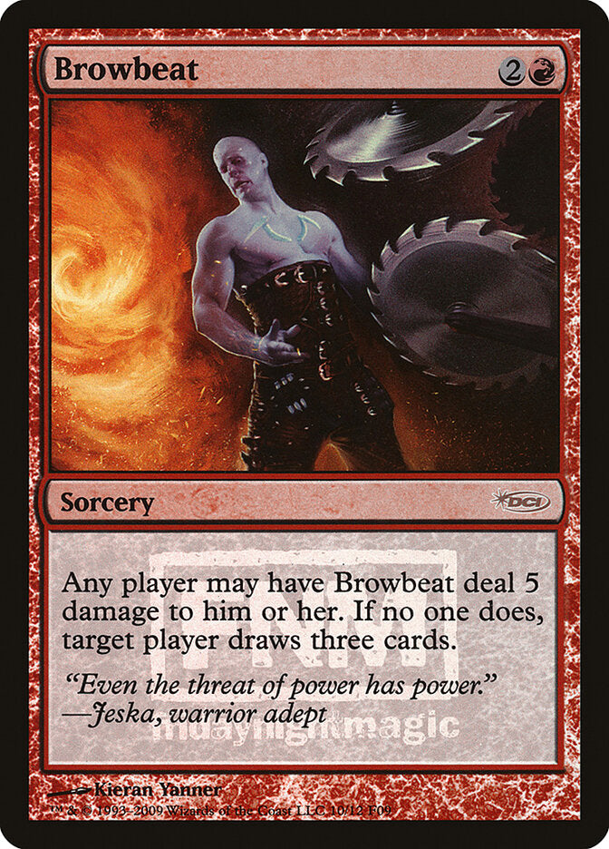 Browbeat 10 - Friday Night Magic 2009 MTG card